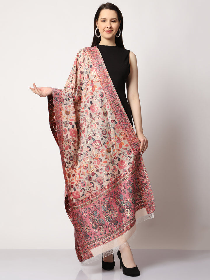 Women's Silk Kani Wool Stole