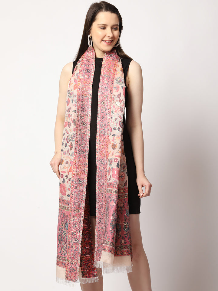 Women's Silk Kani Wool Stole