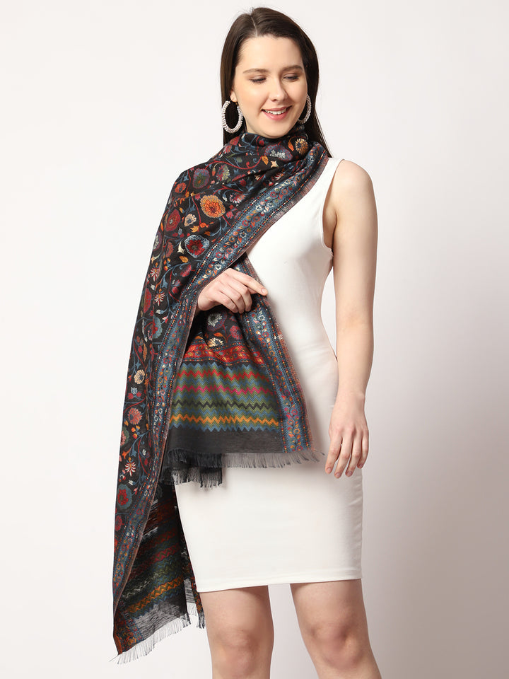 Women's Silk Kani Wool Stole