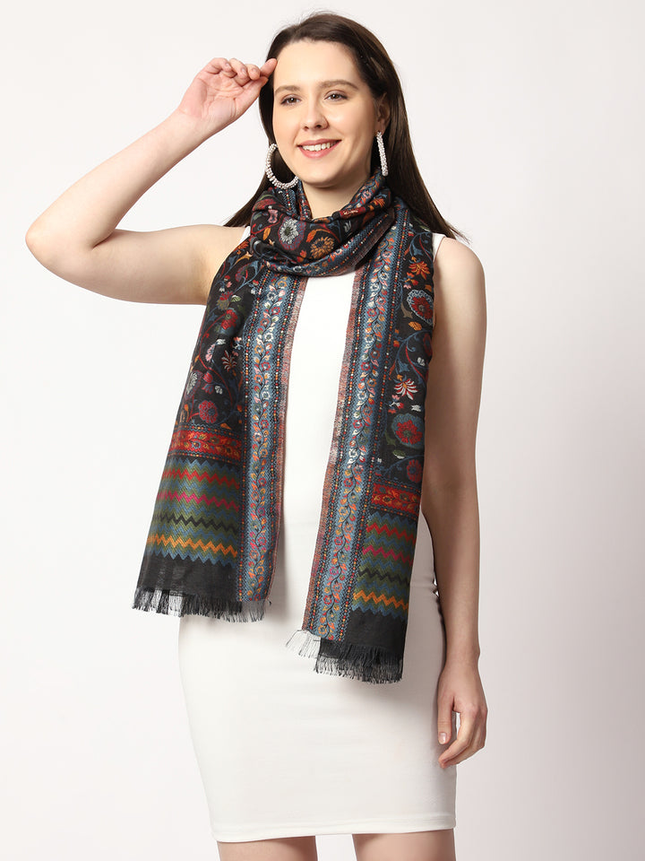 Women's Silk Kani Wool Stole