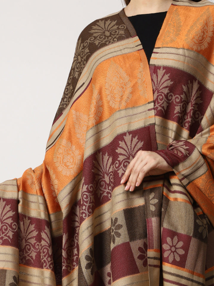 Women's Jamawar Wool Shawl