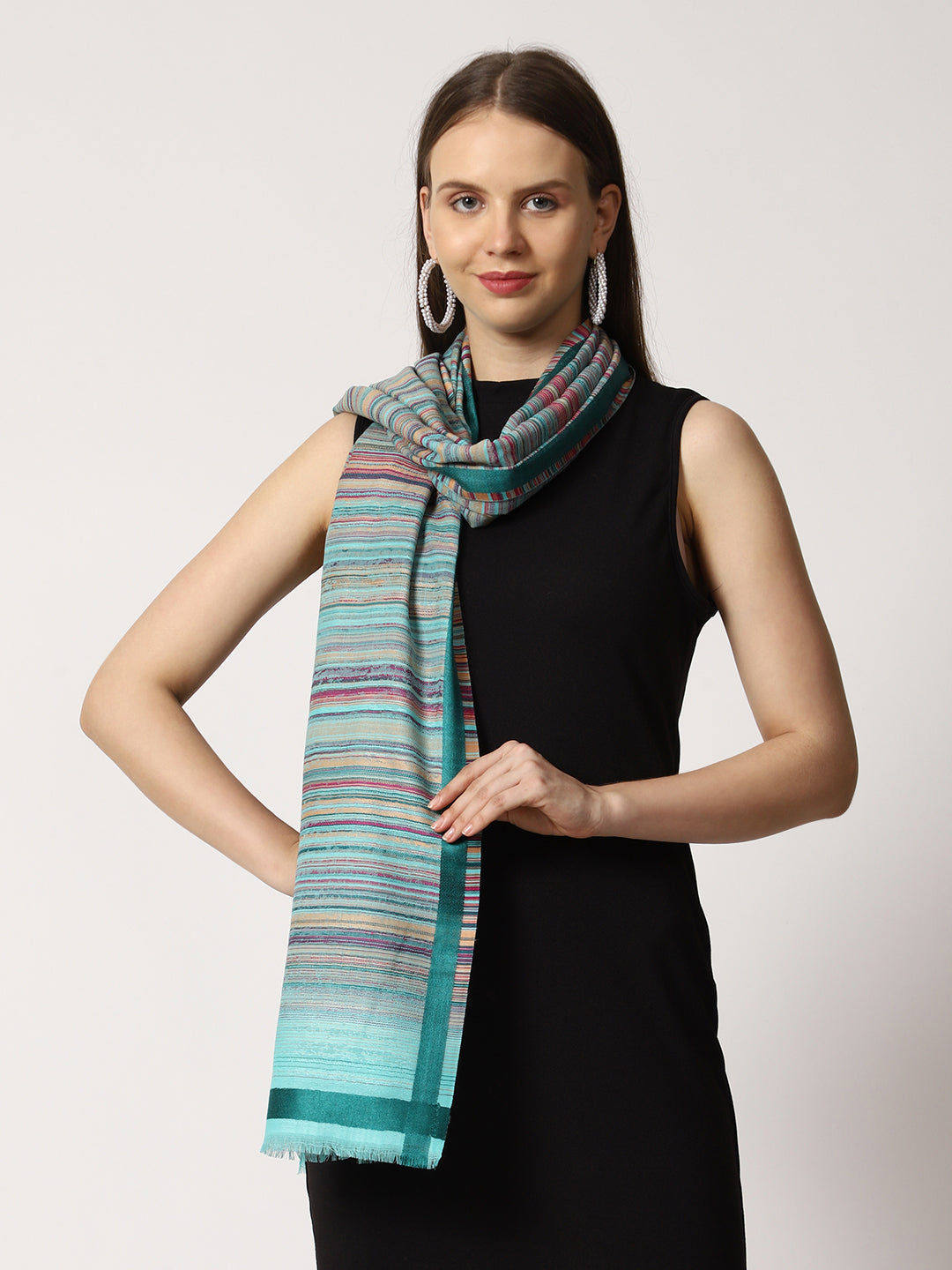 Women's Jamawar Wool Stole