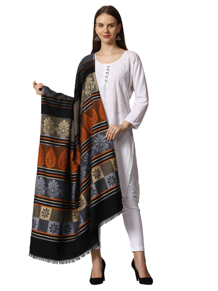 Women's Jamawar Wool Shawl
