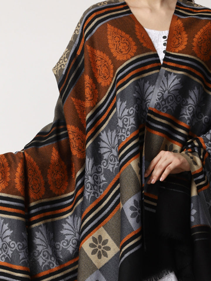 Women's Jamawar Wool Shawl
