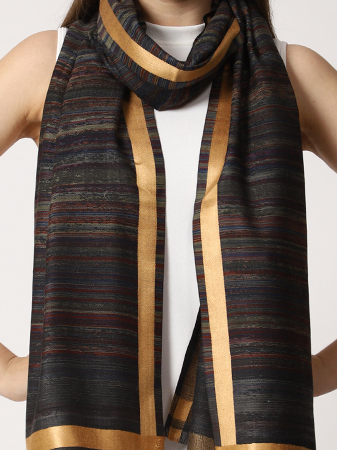 Women's Jamawar Wool Stole