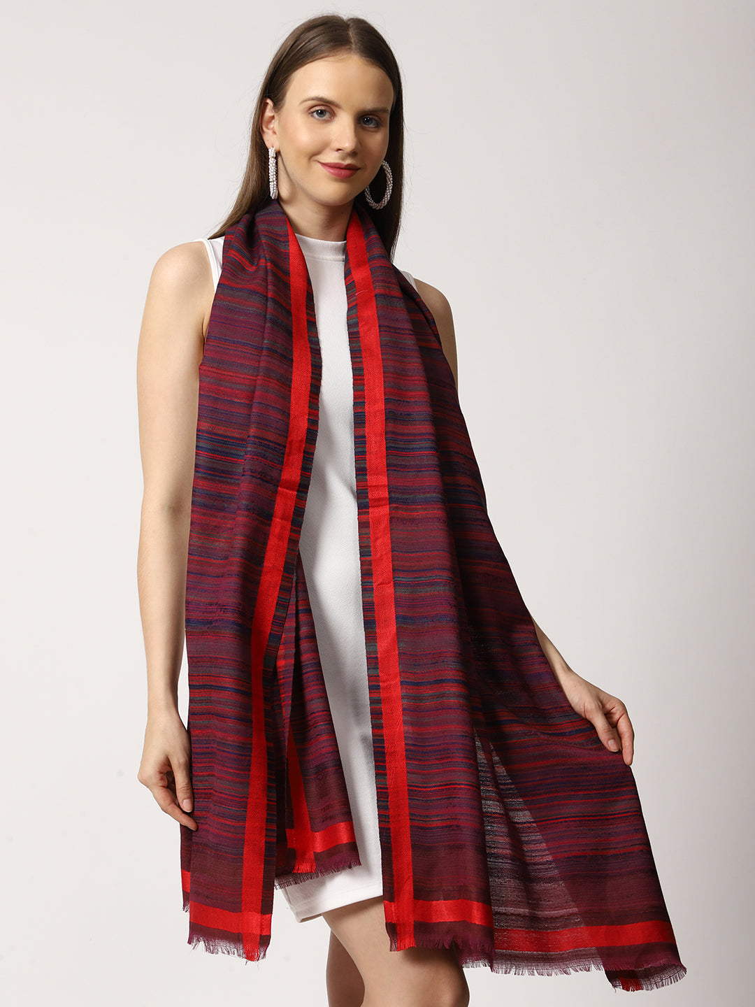 Women's Jamawar Wool Stole