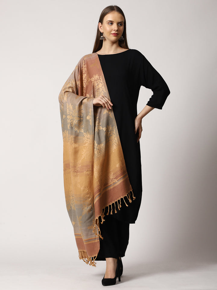 Women's Jamawar Wool Shawl