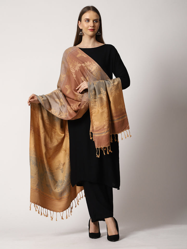 Women's Jamawar Wool Shawl