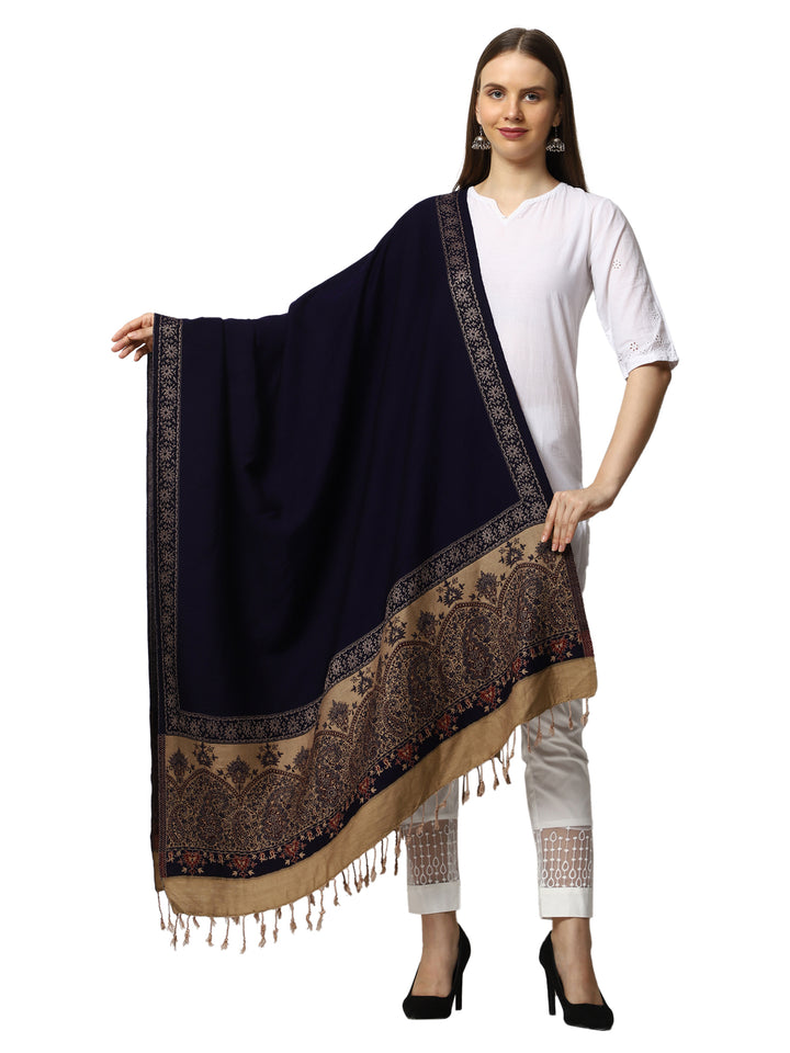 Women's Jamawar Wool Shawl