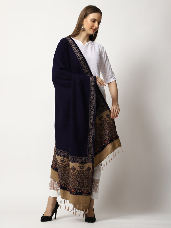 Women's Jamawar Wool Shawl