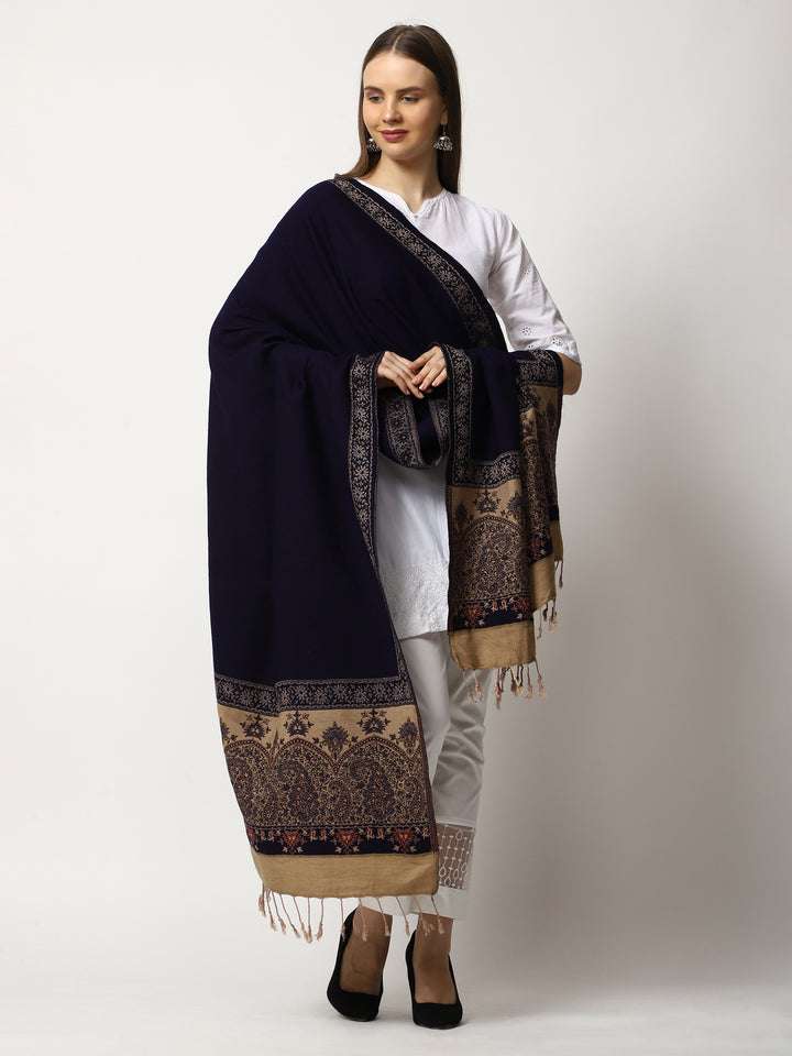 Women's Jamawar Wool Shawl