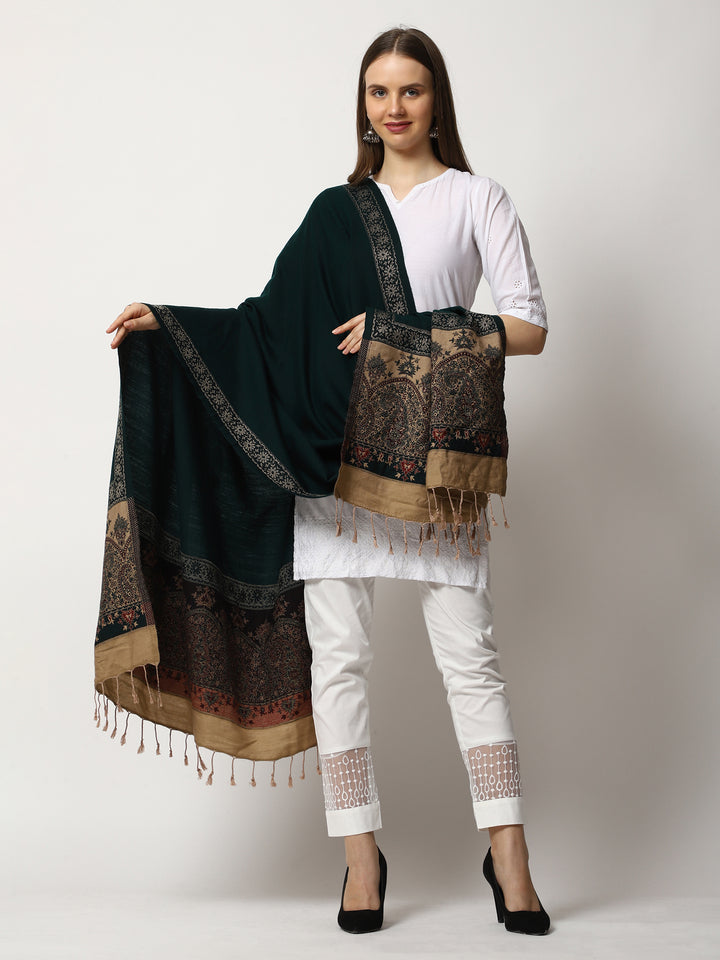 Women's Jamawar Wool Shawl