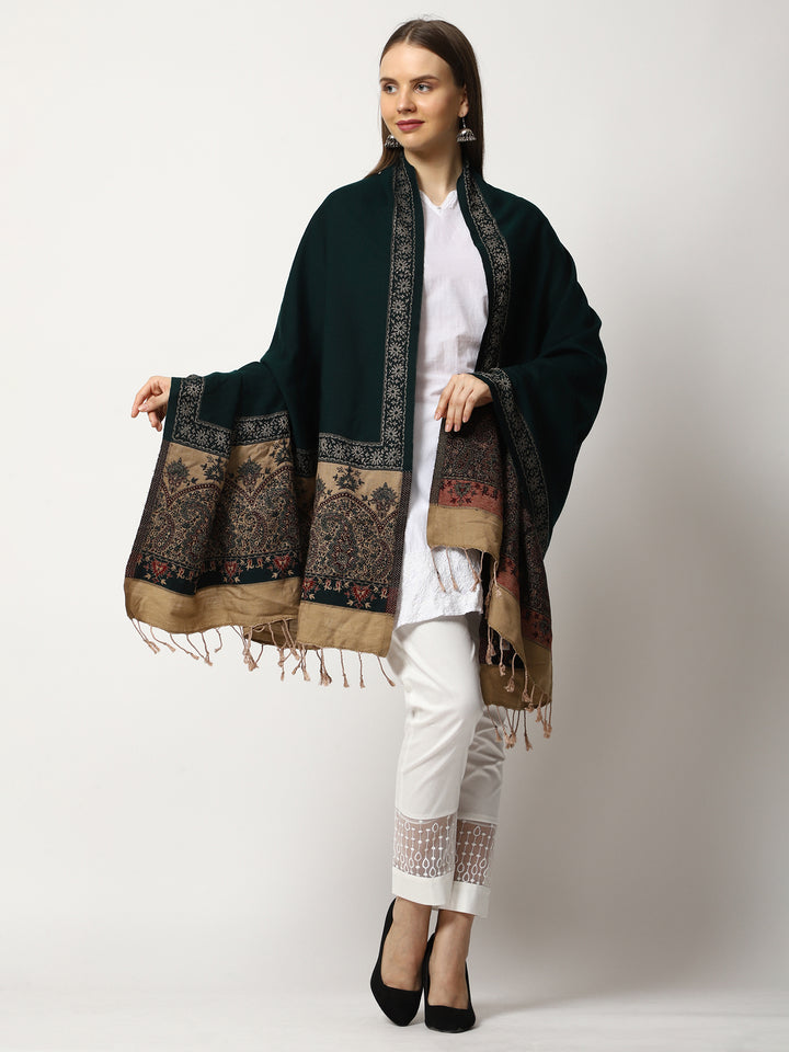 Women's Jamawar Wool Shawl