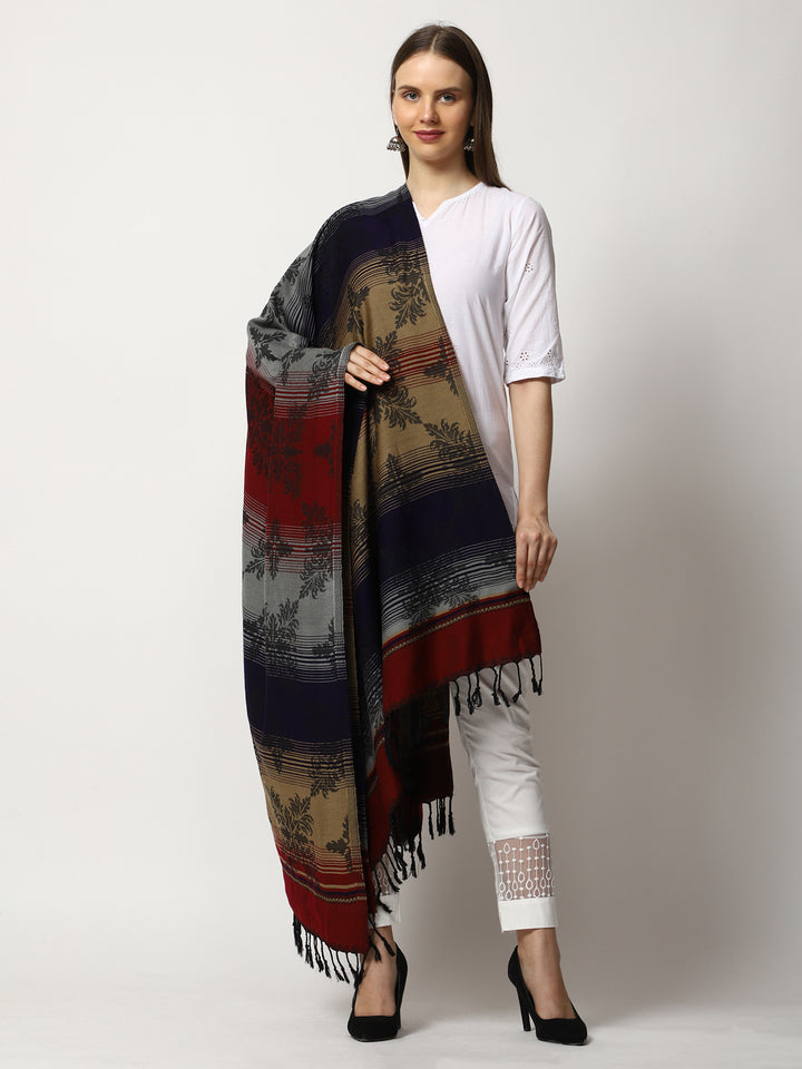 Women's Jamawar Wool Shawl