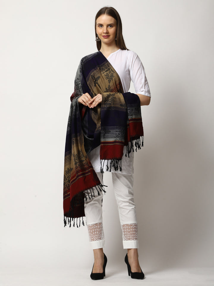 Women's Jamawar Wool Shawl