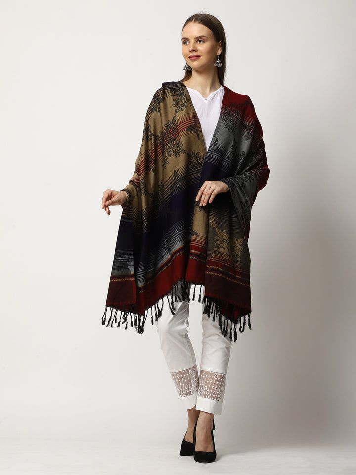 Women's Jamawar Wool Shawl