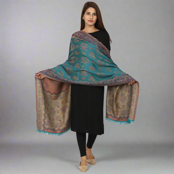 Women's Jamawar Wool Stole