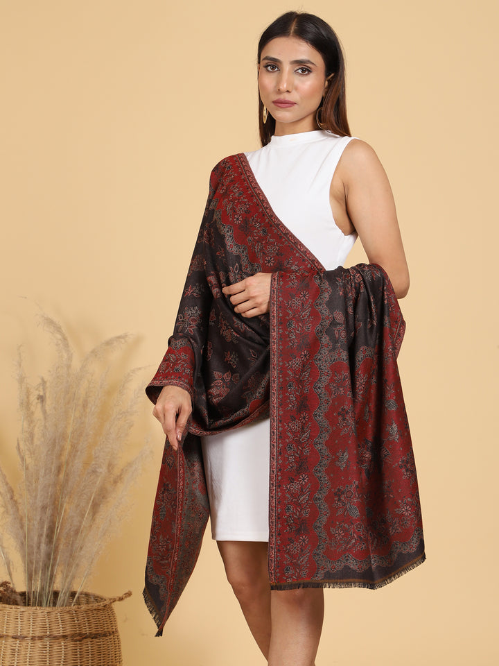 Women's Jamawar Wool Stole