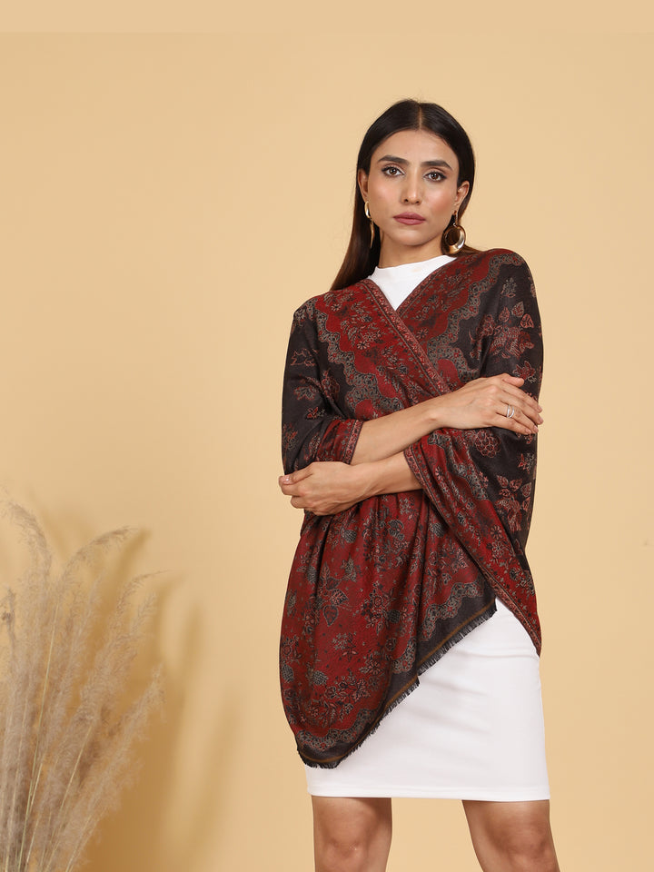 Women's Jamawar Wool Stole
