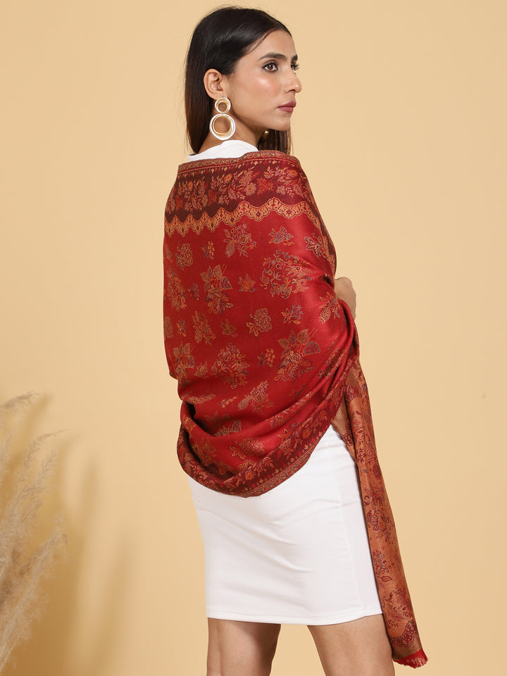 Women's Jamawar Wool Stole