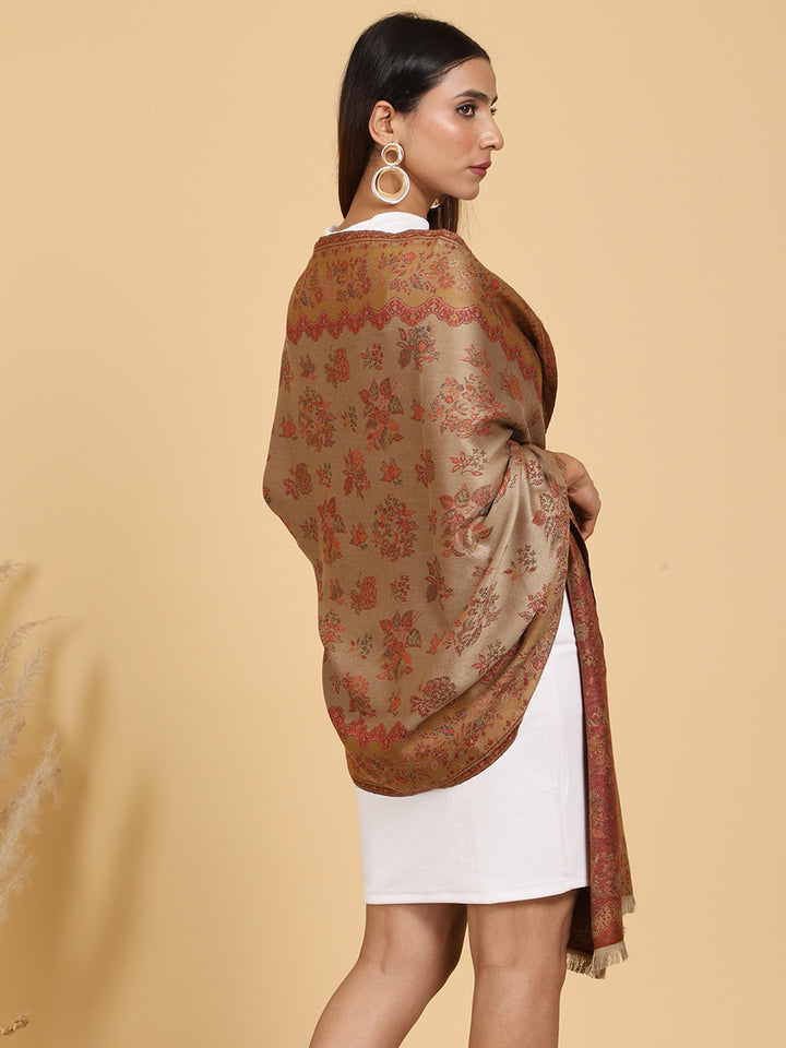 Women's Jamawar Wool Stole