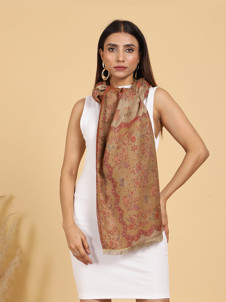Women's Jamawar Wool Stole