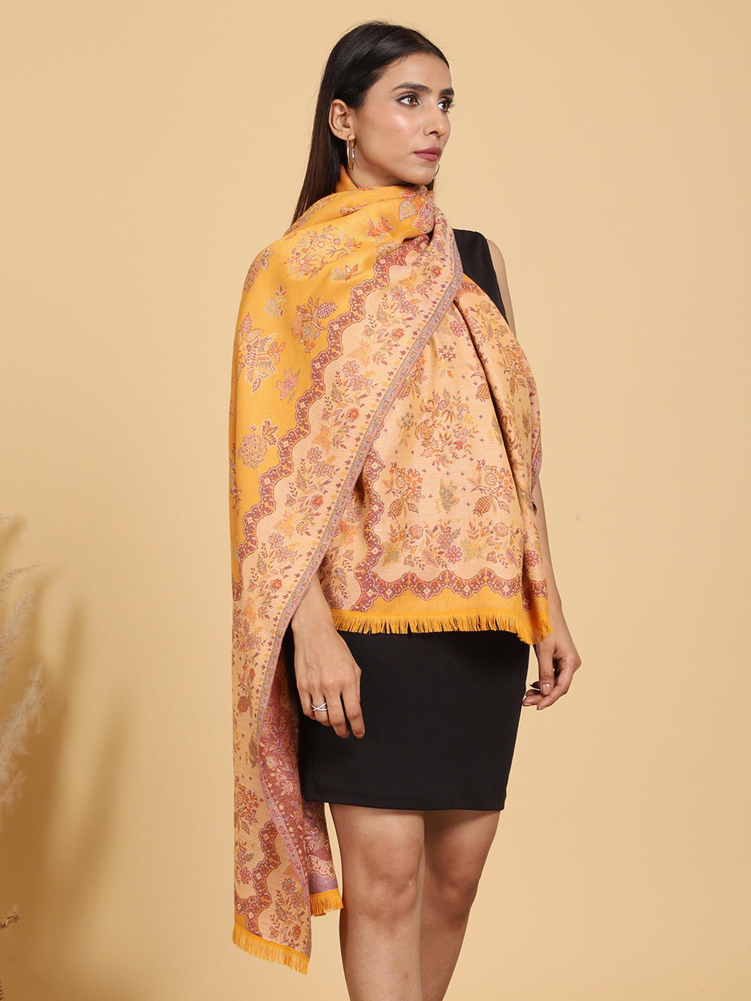 Women's Jamawar Wool Stole